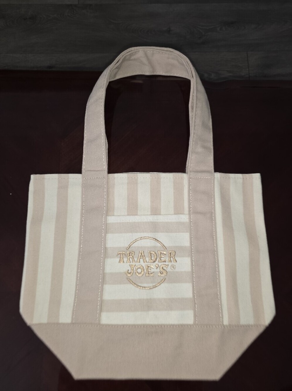 NWT-Trader Joe's Beige Tote Bag
